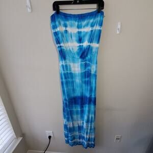 BUFFALO David Bitton tie dye maxi‎ dress size med